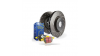 Заден комплет EBC PD13KR112 - Спирачни дискове Turbo Grooved + накладки Yellowstuff