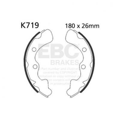 EBC Спирачни челюсти Organic K719