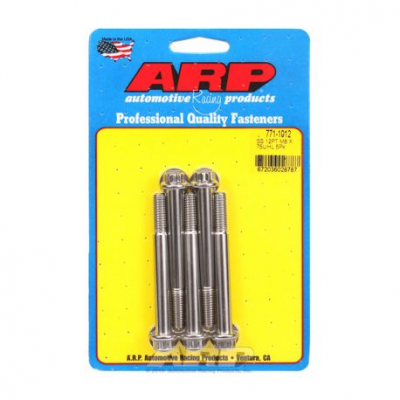 M8 x 1.25 x 75 12pt SS болтове (5бр )