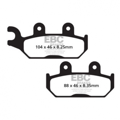 EBC Спирачни накладки Sintered FA645R