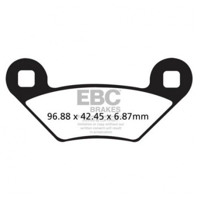 EBC Спирачни накладки Sintered FA475R