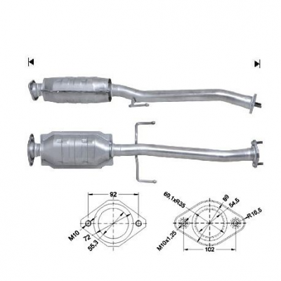 Magnaflow катализатор за MAZDA