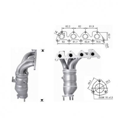 Magnaflow катализатор за SEAT SKODA VOLKSWAGEN