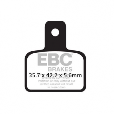 EBC Спирачни накладки Organic FA495