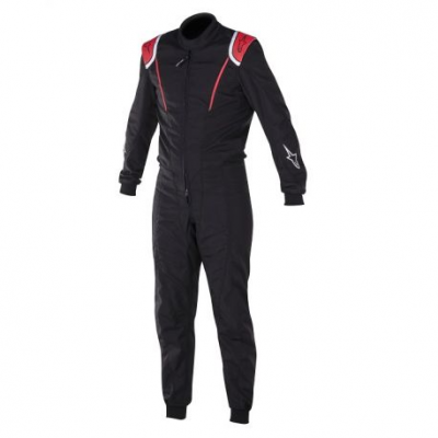 FIA Race suit ALPINESTARS Super KMX-1 Black/Red