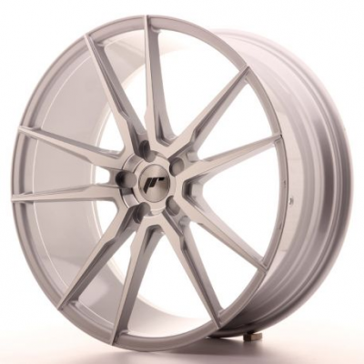 Japan Racing JR21 22x9 ET30-45 5H Blank Silver M