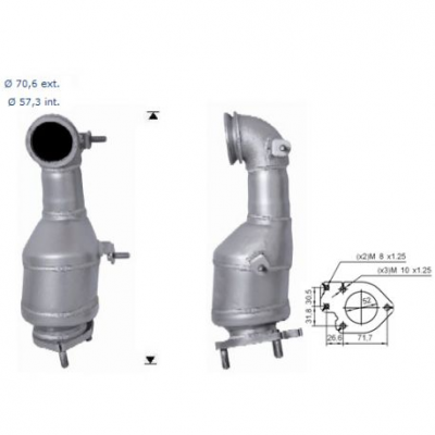 Magnaflow катализатор за OPEL