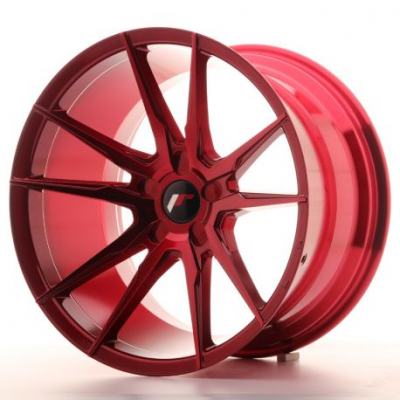 Japan Racing JR21 19x11 ET15-30 5H Platinium Red