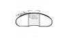 Предни спирачни накладки EBC Ultimax OEM Replacement DP633/3