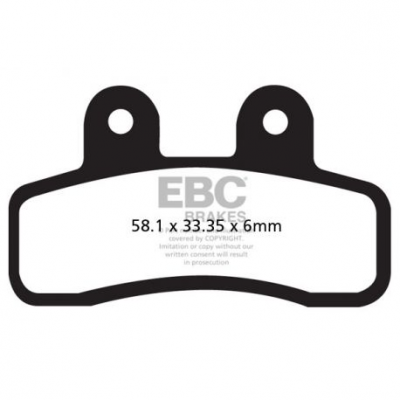 EBC Спирачни накладки Organic FA448