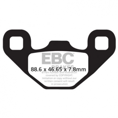 EBC Спирачни накладки FA489R
