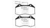 Предни спирачни накладки EBC Yellowstuff Street + Track DP42021R