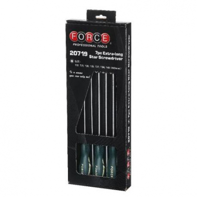 FORCE 7-piece screwdriver set TORX - long 300mm
