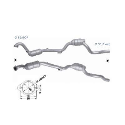 Magnaflow катализатор за MERCEDES