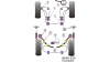 Powerflex Долен тампон за двигател Insert (голям) Track Use Audi A3/S3 MK3 8V (2013-) Multi Link