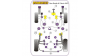 Powerflex Втулки заден мост, задни Volkswagen New Beetle & Cabrio 4Motion (1998-2011)