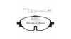 Предни спирачни накладки EBC Ultimax OEM Replacement DPX2150