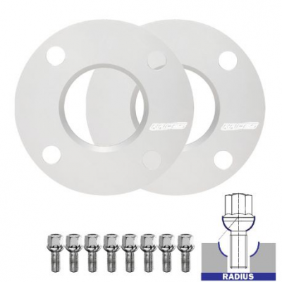 Комплект от 2бр фланци (дистанционни) за Audi 80 B2 - 10mm, 4x100, 57,1