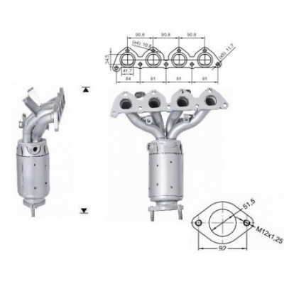 Magnaflow катализатор за HYUNDAI KIA