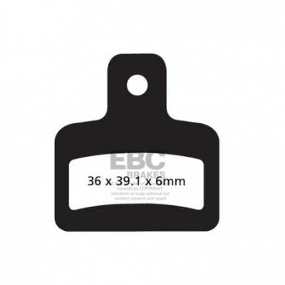 EBC Спирачни накладки Organic FA471