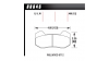 Накладки Hawk HB645W.490, Race, min-max 37°C-650°C