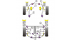 Powerflex Тампон за заден диференциал , Early RA & UK WRX Models Subaru Impreza Turbo, WRX & STi GC,GF