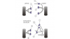 Powerflex Тампон за преден долен носач, заден Mitsubishi Shogun 2000-2006 (V7* Models)
