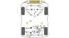 Powerflex Тампон за трансмицията преден овален BMW 5 Series E39 535 to 540 & M5