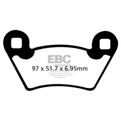 EBC Спирачни накладки Sintered FA656R
