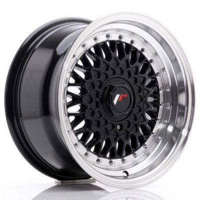 JR Wheels JR9 15x8 ET20 4x100/108 Glossy Black