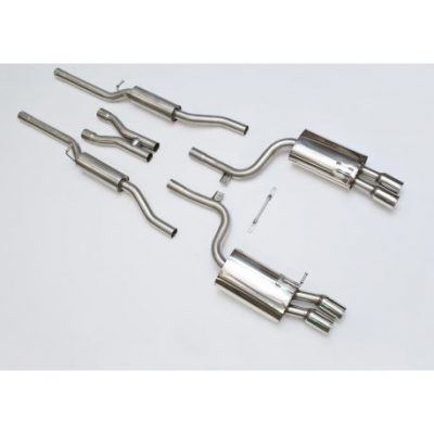 Cat-back Milltek изпускателна система Audi S4 4,2 V8 2004-2009