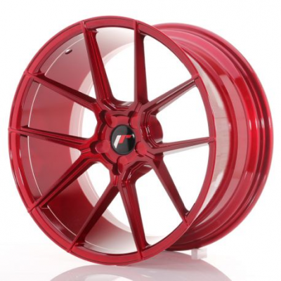 Japan Racing JR30 20x10 ET20-40 5H Blank Plat Red