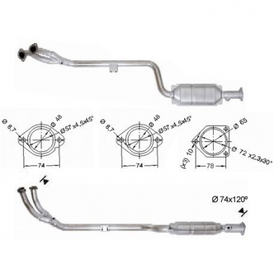 Magnaflow катализатор за MERCEDES