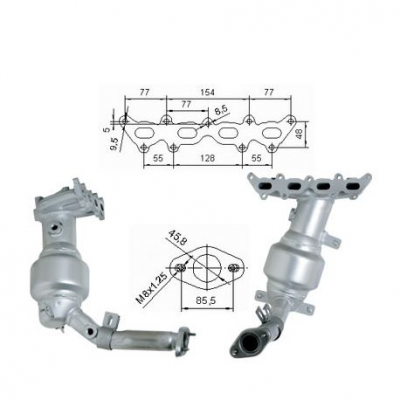 Magnaflow катализатор за FIAT