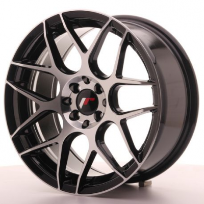 Japan Racing JR18 17x8 ET35 4x100/114 Black Machin