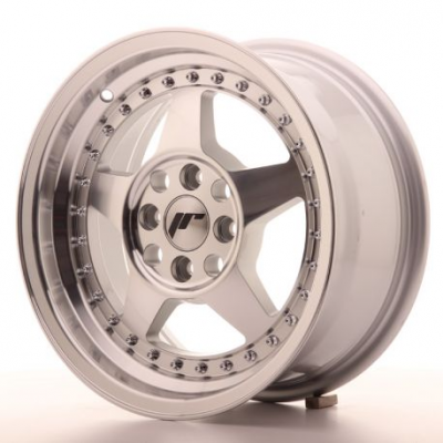 Japan Racing JR6 15x7 ET35 4x100 Machined Silver