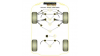 Powerflex Тампон преден долен носач,вътрешен Audi RS4 inc. Avant (2006 - 2008)