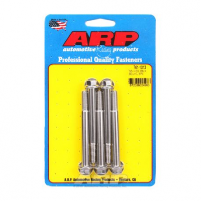 M8 x 1.25 x 80 hex SS болтове (5бр )