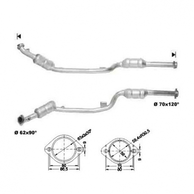 Magnaflow катализатор за MERCEDES