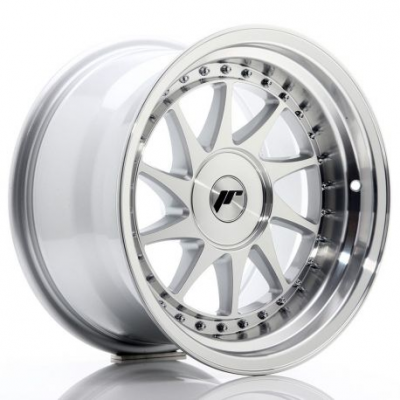 JR Wheels JR26 16x9 ET0-25 BLANK Silver Machined