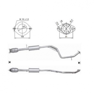 Magnaflow катализатор за MAZDA