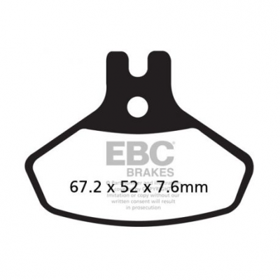 EBC Спирачни накладки Sintered FA468R