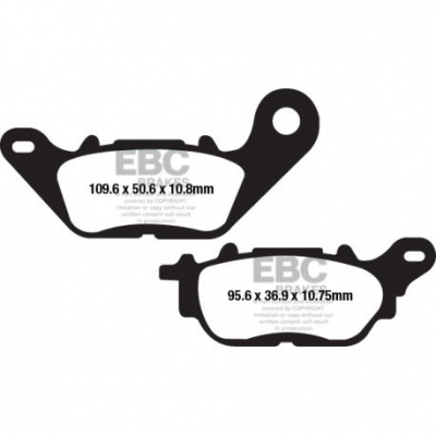EBC Спирачни накладки Organic FA662