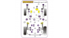Powerflex Тампон за двигател (Dog Bone) малък тампон Skoda Octavia Mk1 Typ 1U 4WD (1996-2004)