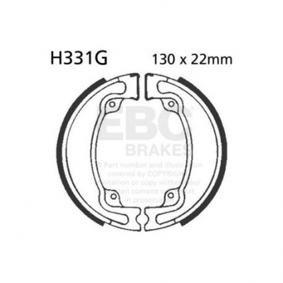 EBC Спирачни челюсти Grooved H331G