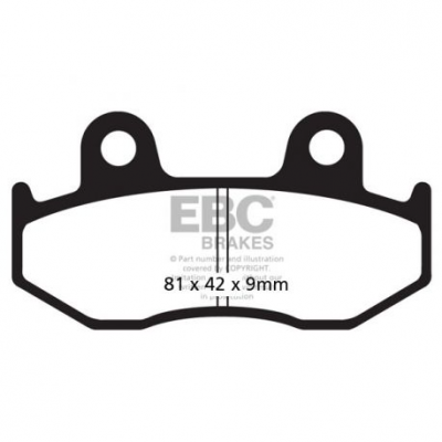 EBC Спирачни накладки SFAC SFAC323
