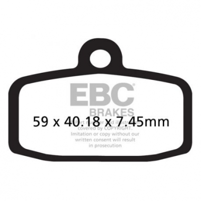 EBC Спирачни накладки Sintered FA612R