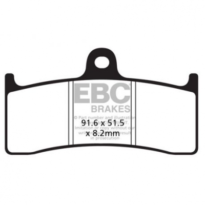 EBC Спирачни накладки EPFA EPFA424HH