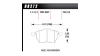 Предни накладки Hawk HB272E.763, Race, min-max 37°C-300°C