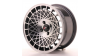 Japan Racing JR14 15x8 ET20 4x100 Black Machined